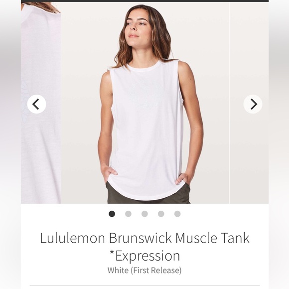 Lululemon NWT Brunswick Muscle Tank *Expression - Picture 7 of 8